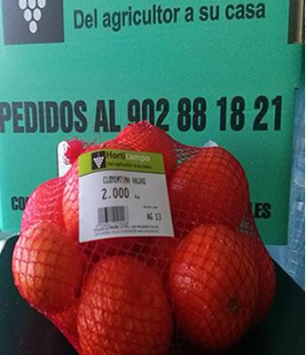 Mandarinas sin desverdizar (And) en Sevilla